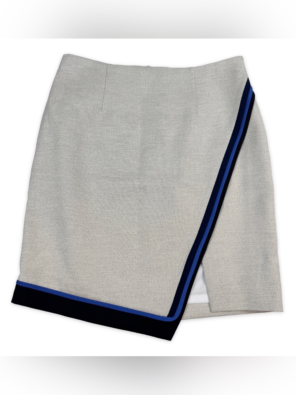 White‎ House Black Market Skirt Womens 4 Asymmetric Hem Lined Career Cocktail